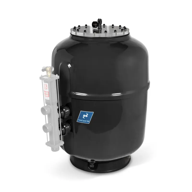 Solange Der Vorrat Reicht Trend Pool GFK Hochschicht Filterkessel HSF-6 | Anthrazit | Ø 650 mm | ohne Ventil (1 1/2")