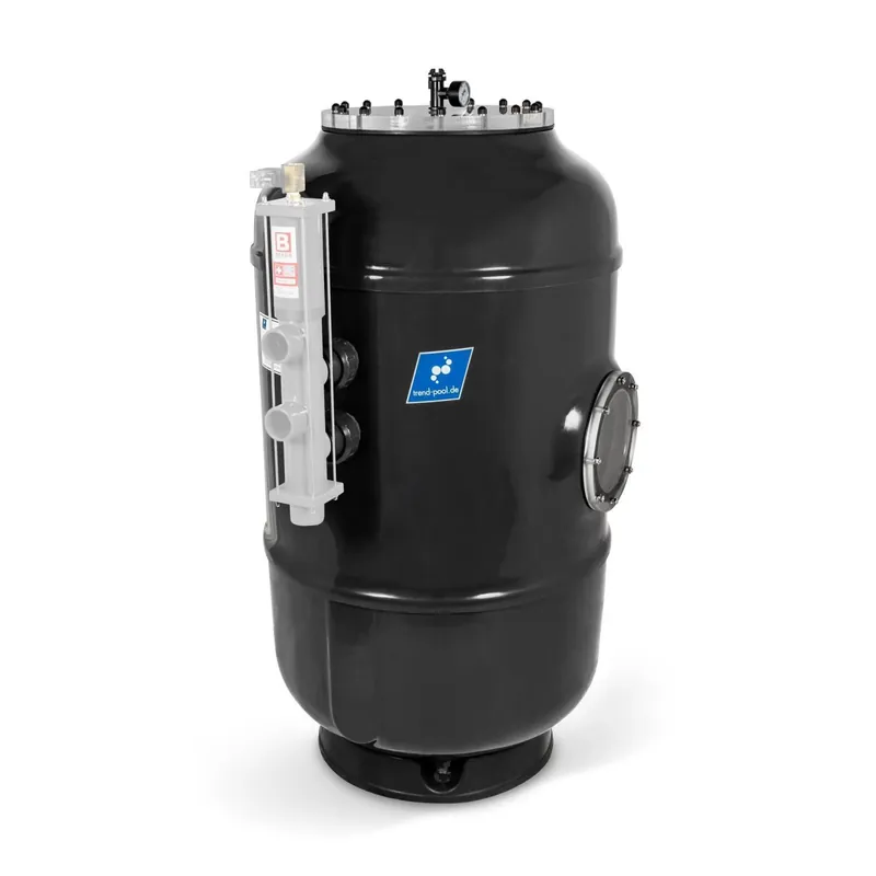Trend Pool GFK Hochschicht Filterkessel HSF-8 | Anthrazit | Ø 760 mm | ohne Ventil (2") Abverkauf