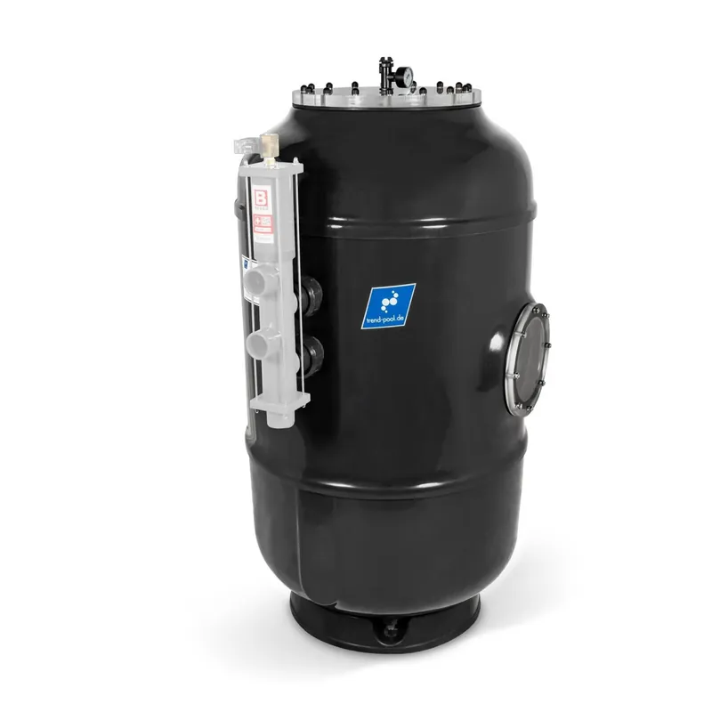 Trend Pool GFK Hochschicht Filterkessel HSF-8 | Anthrazit | Ø 950 mm | ohne Ventil (2") Preisreduziert