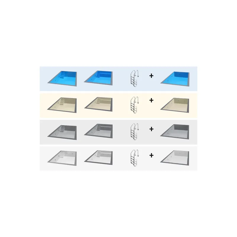 Solange Der Vorrat Reicht TrendStone Set | Rechteckpool 500 x 300 x 150 cm | versch. Ausführungen