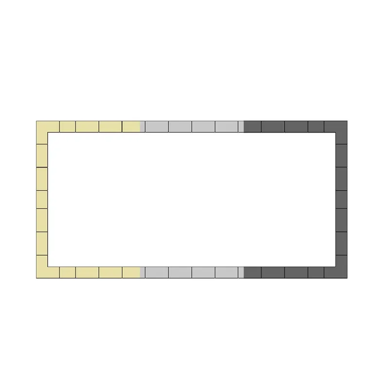 Trend Keramik-Beckenrandsteine Set f. REB | Ecke Radius 135 mm | versch. Ausführungen Abverkauf