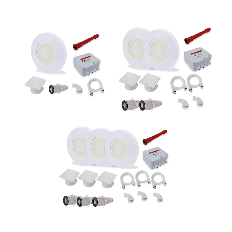 Trend Pool LED Unterwasserscheinwerfer Set | Vision Pro | RGBW | Ø 100 mm | versch. Ausführungen Heißes Angebot