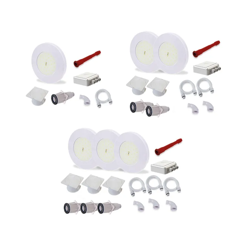 Top-Preis Trend Pool LED Unterwasserscheinwerfer Set | DVM | Weiß | Ø 100 mm | versch. Ausführungen