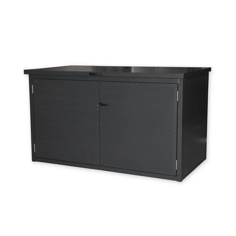 Trend Pool Technikbox Premium | DIY | 185 x 100 x 106 cm | Paneel RAL 7016 Anthrazit / Rahmen RAL 7016 Anthrazit | ohne Inhalt Preiswert
