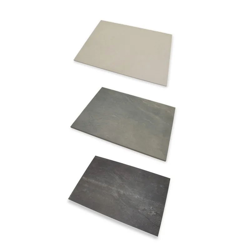 Trend Keramikstein Ecke 90 Grad mit 6,5 cm Nase | 60 x 60 x 2 cm | Earthstone Nero / Dunkelgrau Begrenztes Angebot