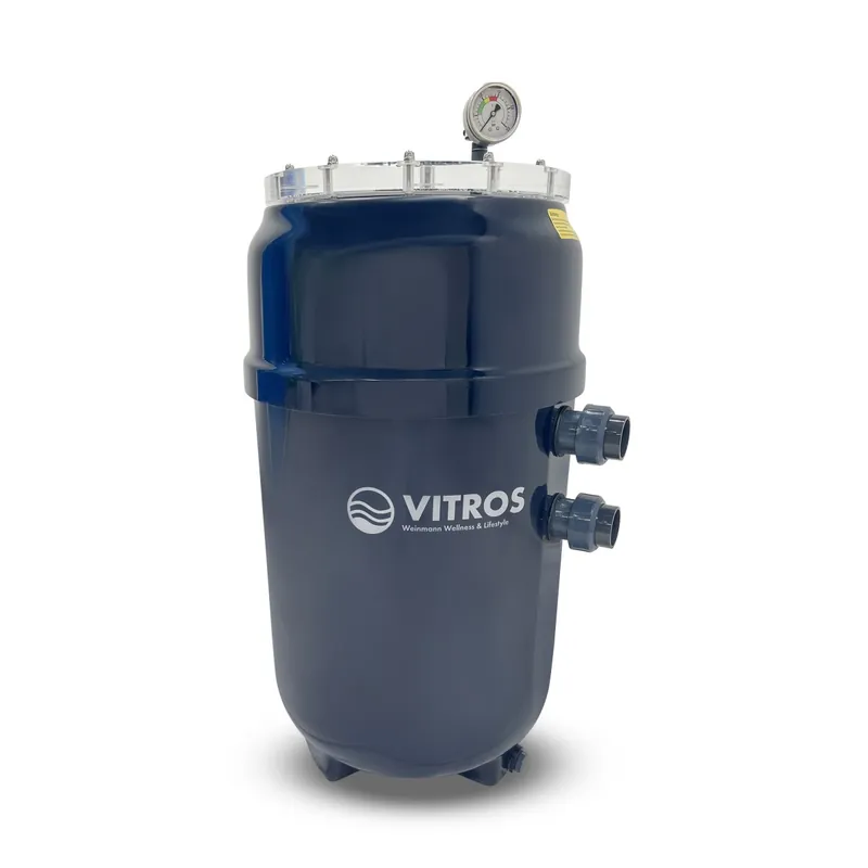 Behncke GFK Filterkessel VITROS Prime Ø 400 schwarzblau ohne Ventil Sonderangebot