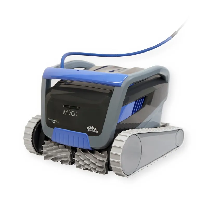 Maytronics Poolroboter Dolphin M700 | Wand- und Bodenreinigung | mit Caddy und WIFI Preis Gesenkt