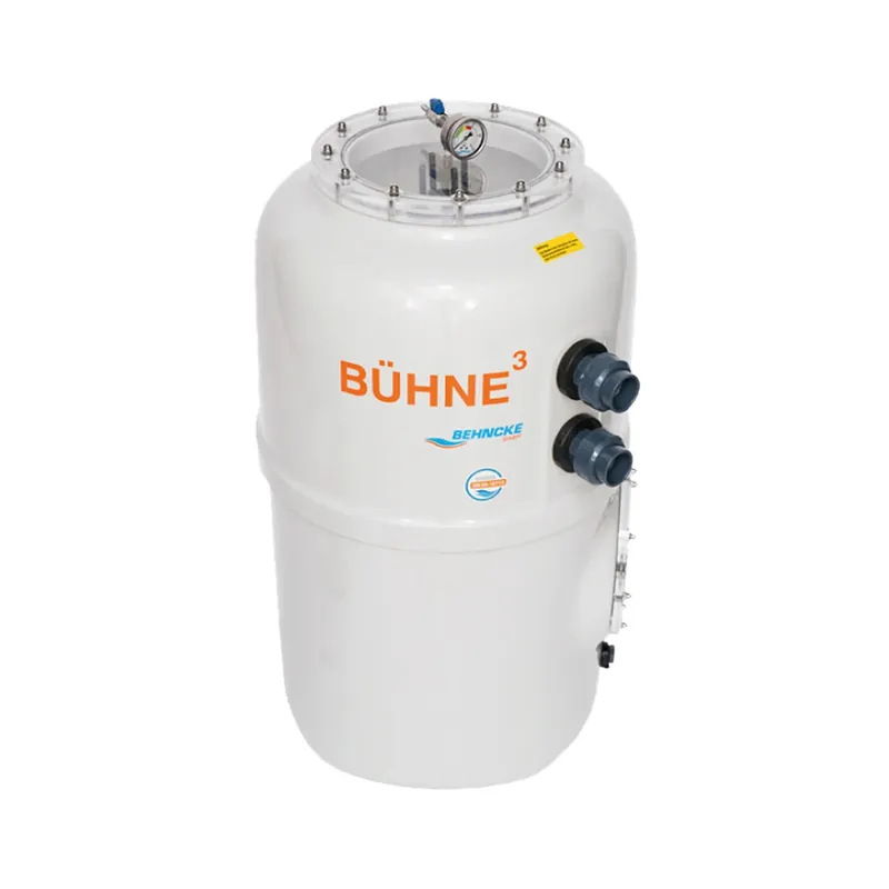 GFK Filterkessel Behncke BÜHNE³ | Ø 600 mm | 1.130 mm | RAL 7035 Lichtgrau | ohne Ventil (Ø 63 mm - 2 ") Online Kaufen