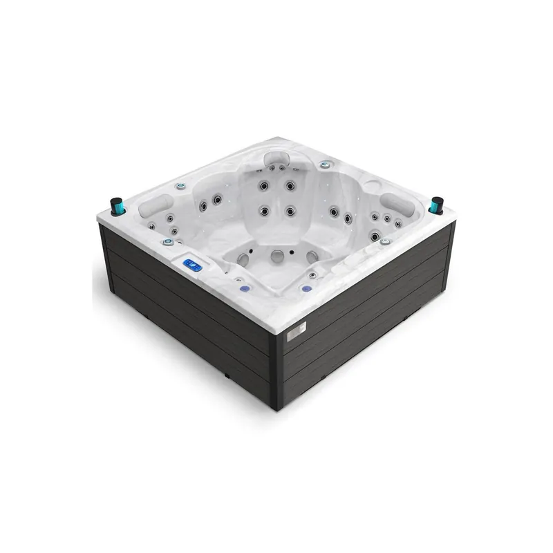 Canadian Spa Int. MONTREAL Whirlpool White Marble 5 Personen 216×216×92 cm Neue Ware