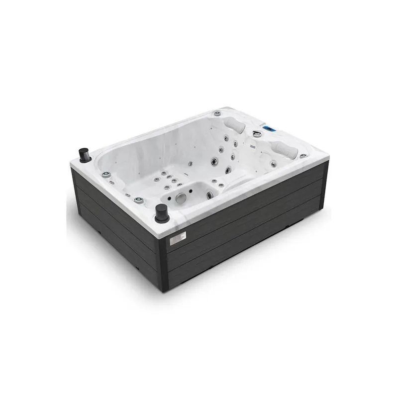 Canadian Spa Int. EMERALD Whirlpool White Marble 3 Personen 216 x 165 x 78 cm Meistverkauft
