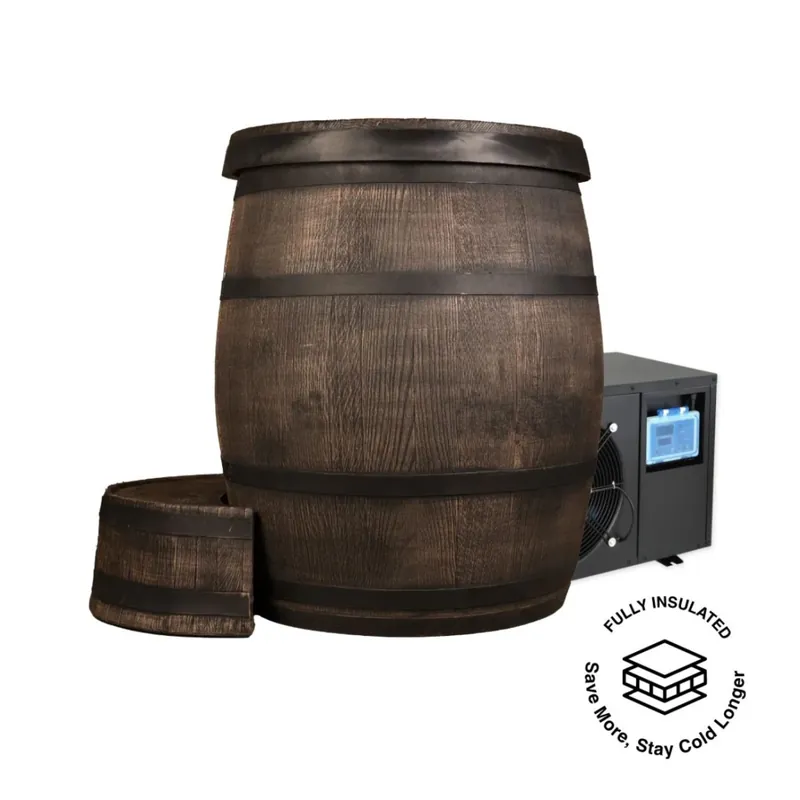 Expressversand Ice Bath by Wim Hof | Ice Barrel Eisbad Eistonne | Filtersystem | Chiller