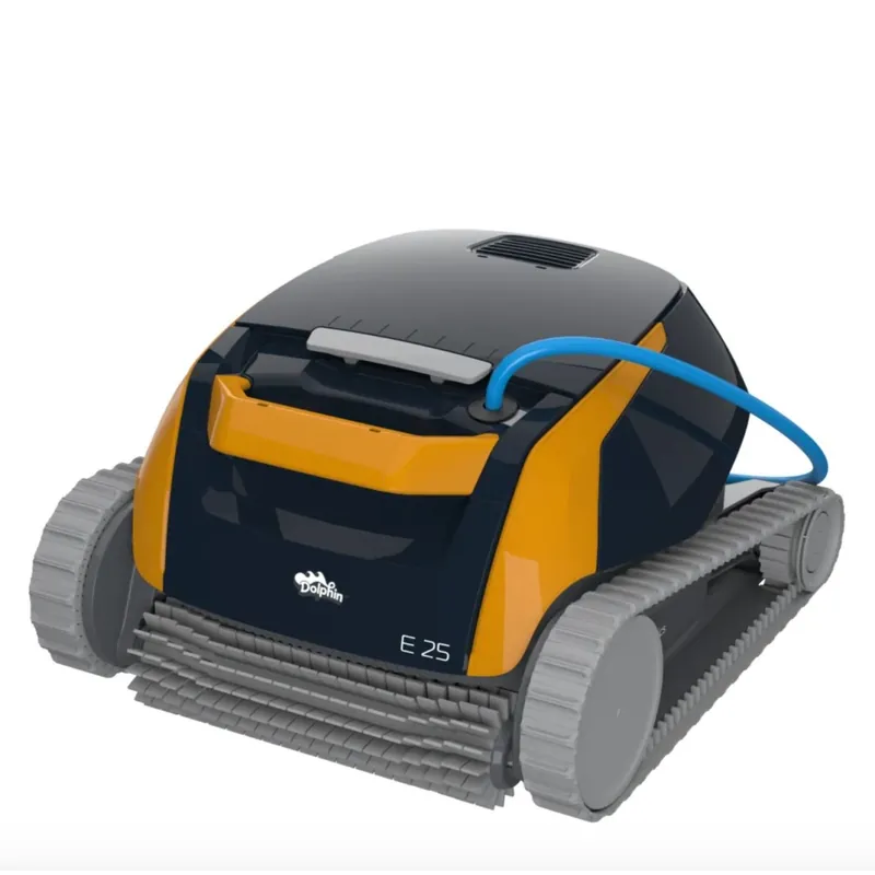 Preisreduziert Dolphin E25 Poolroboter Poolsauger mit Aktivbürste und Filterkorb