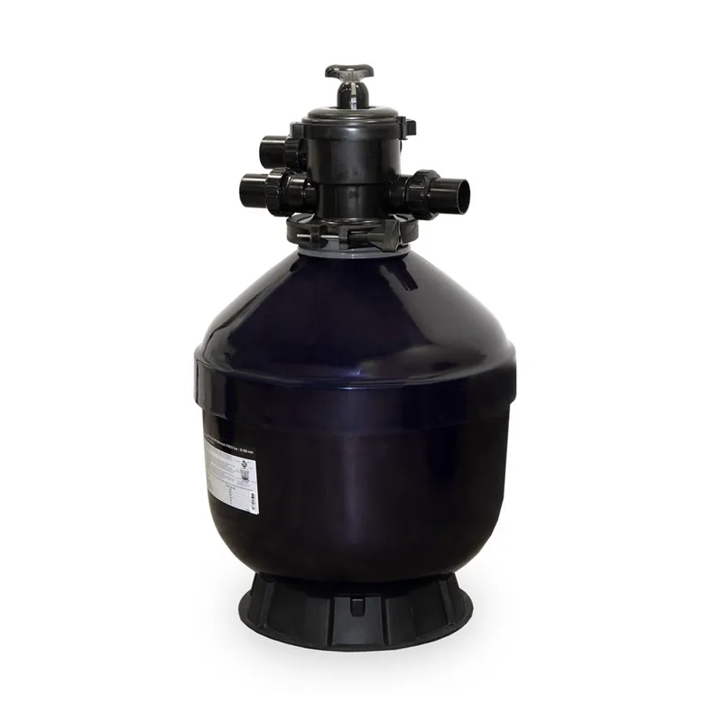 Trend Pool GFK Filterkessel VITROS Top | Ø 500 mm | Höhe 886 mm | RAL5004 Schwarzblau | inkl. 6-Wege-Ventil Bestseller