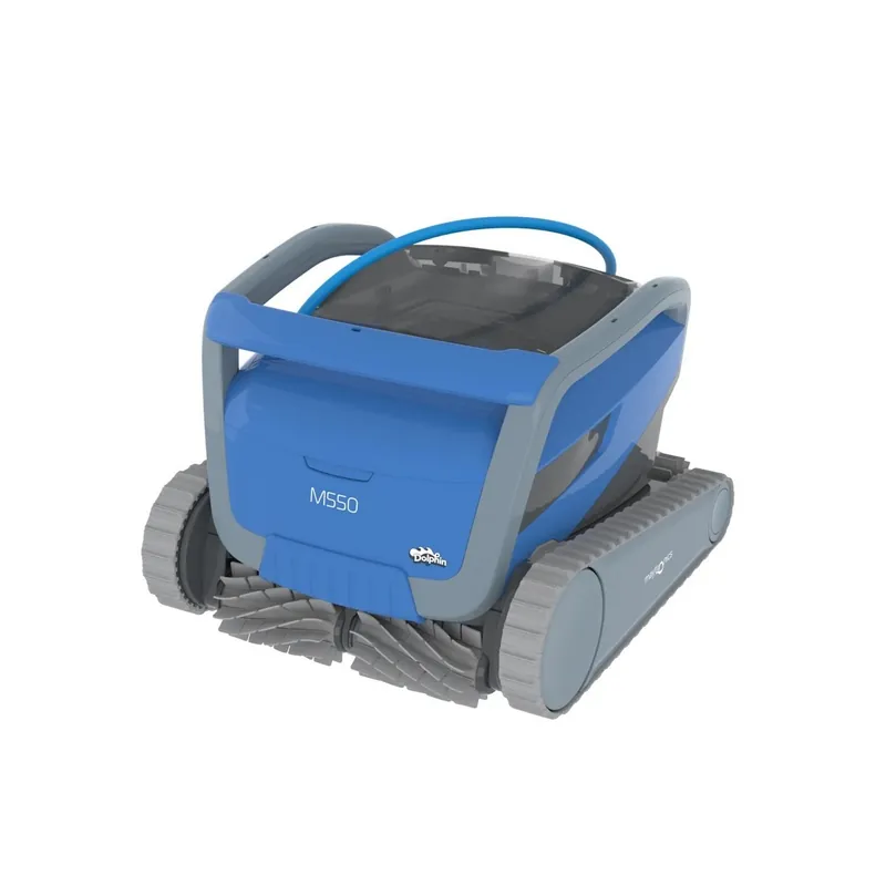 Maytronics Poolroboter Dolphin M550 | Wand- und Bodenreinigung | mit Caddy und WIFI Meistverkauft