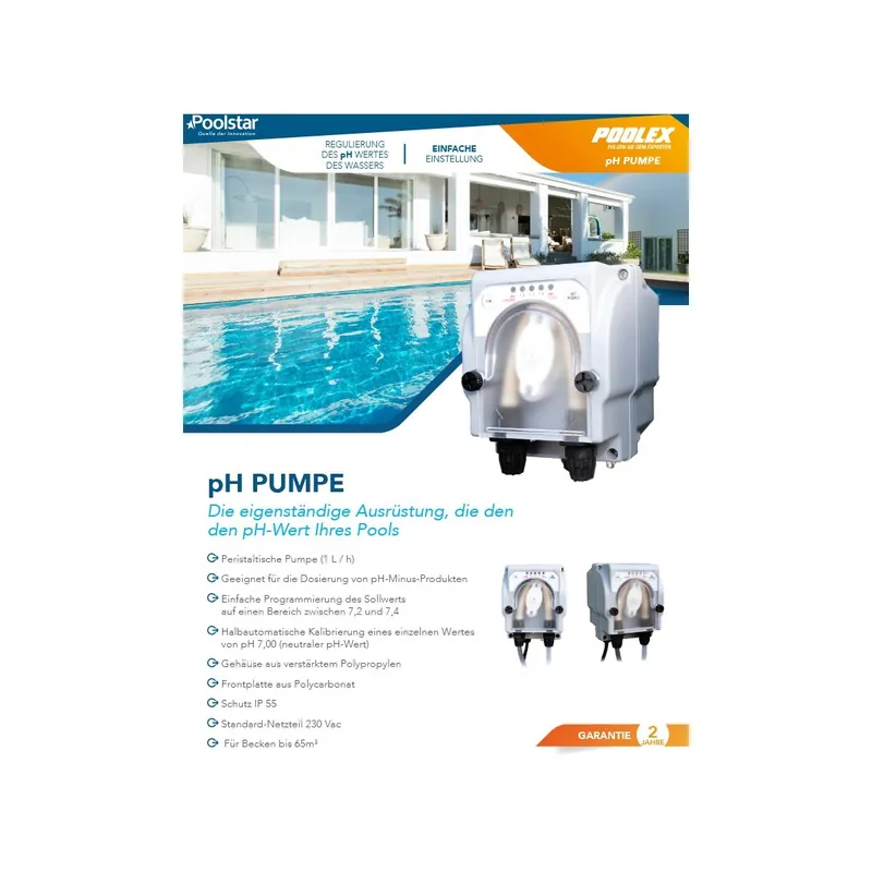 Jetzt Kaufen Poolex pH Dosieranlage Schwimmbad Pool Automatische Dosierung pH-Minus