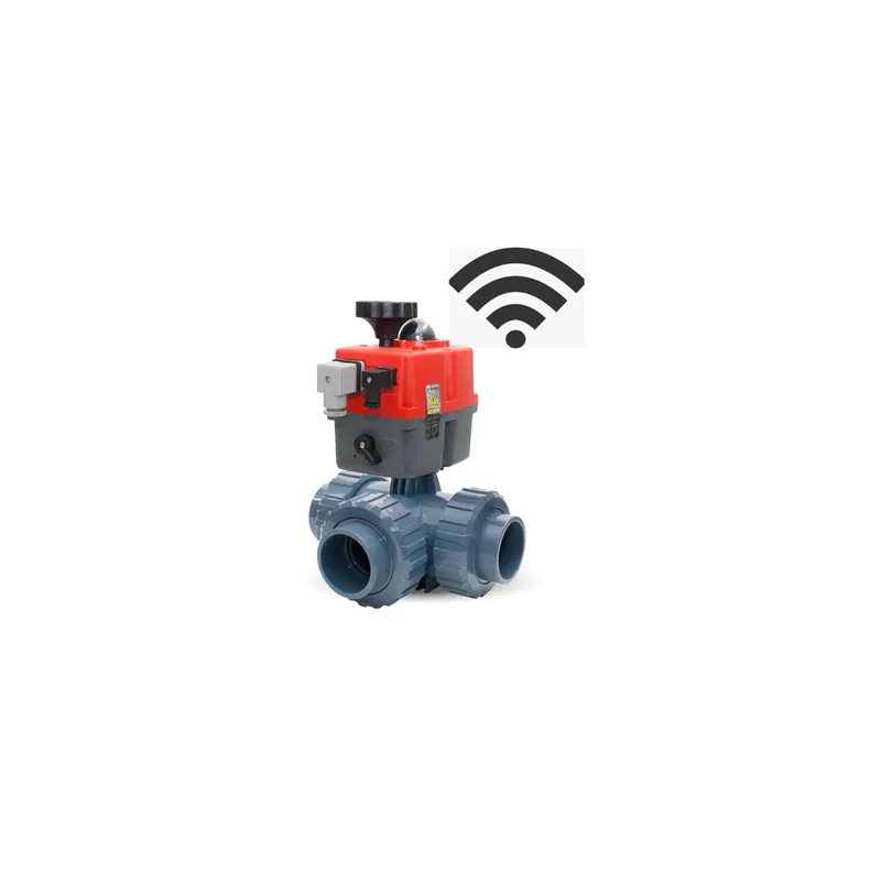 WIFI Automatisches 3-Wege-Ventil 63 mm L-Bohrung ohne TLF Temperaturregler Modul Expressversand