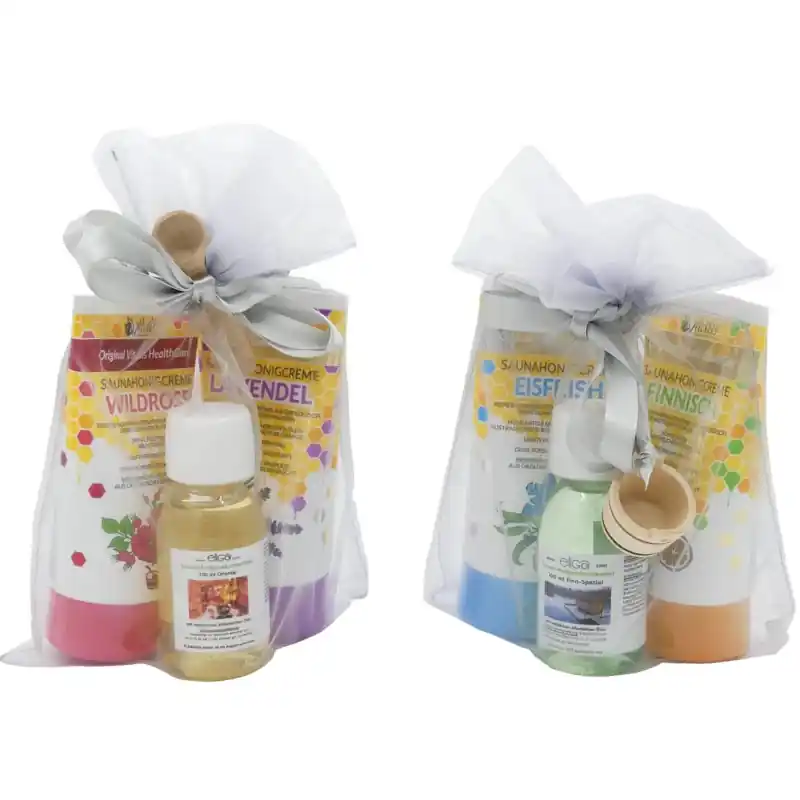Online Kaufen Geschenkset. Saunahonig und Saunaöl