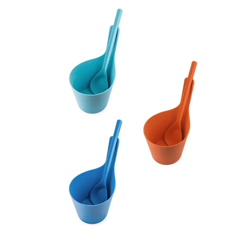 Direkt Vom Hersteller RENTO Biokunststoff Multicolor Eimer und Schöpfkelle Set 5 l