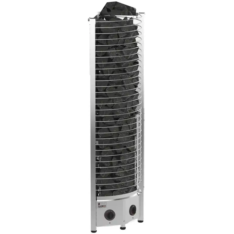 Jetzt Kaufen Elektrischer Saunaofen – SAWOTEC Tower Corner, mit Steuerung