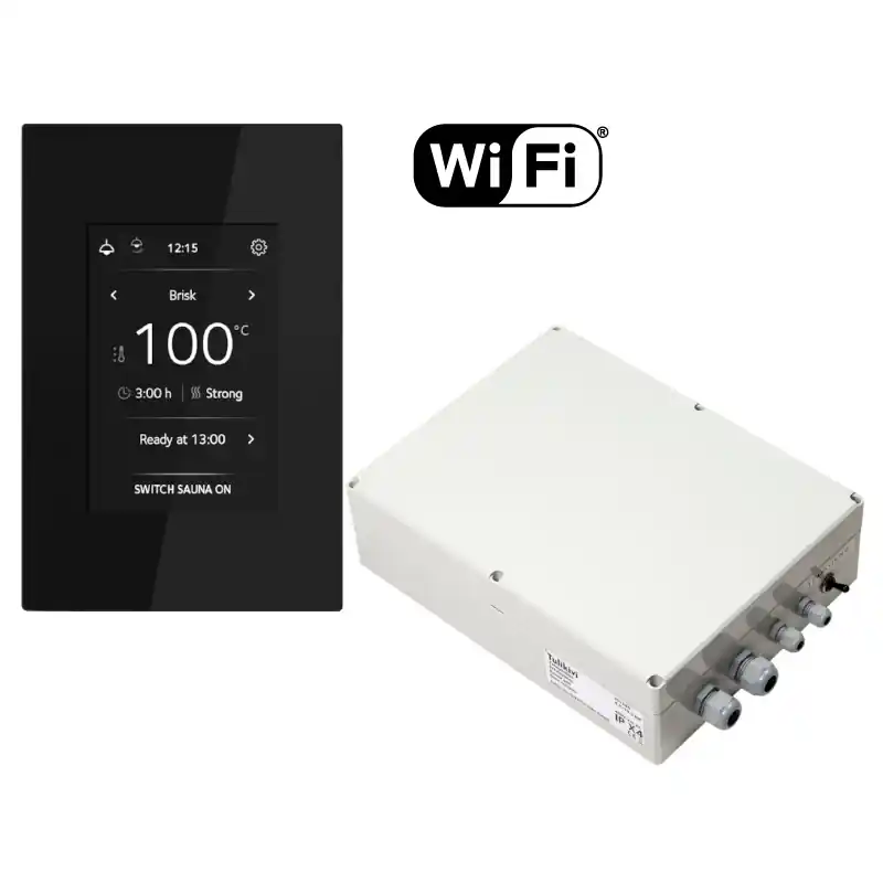 Bestpreis Bedienfeld für elektrische Saunaöfen - TULIKIVI WIFI mit Schützkasten