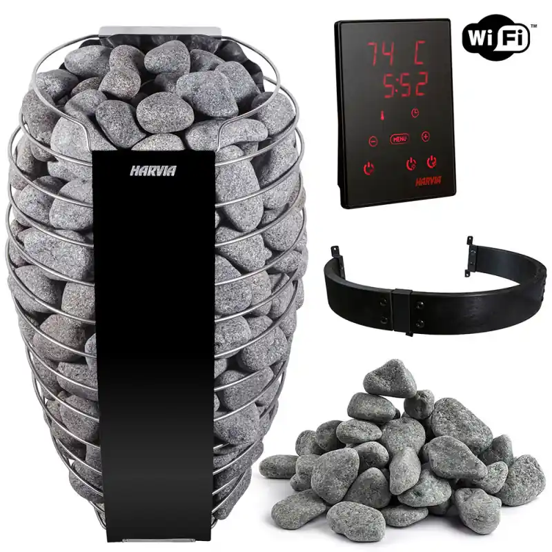 Elektrische Saunaöfen - HARVIA Spirit SP60XW 6,0 kW WLAN-Set Top-Seller
