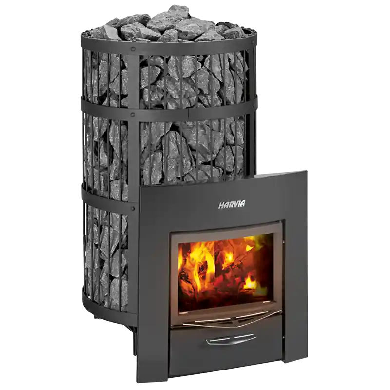 Holzbefeuerter Saunaofen - HARVIA Legend 300 Duo, schwarz Sonderaktion