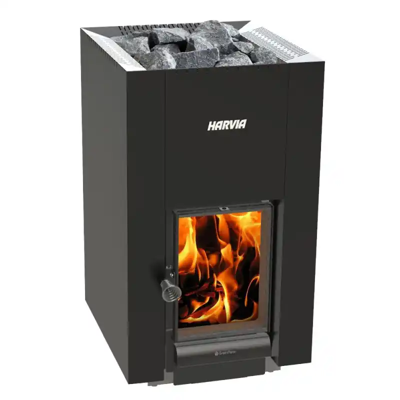 Holzbefeuerter Saunaofen - HARVIA Linear 22 Greenflame Top-Seller