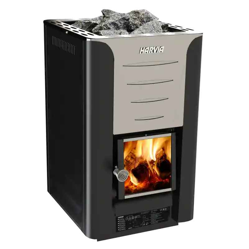 Holzbefeuerter Saunaofen - HARVIA 20 PRO BimSchV2, schwarz Günstig