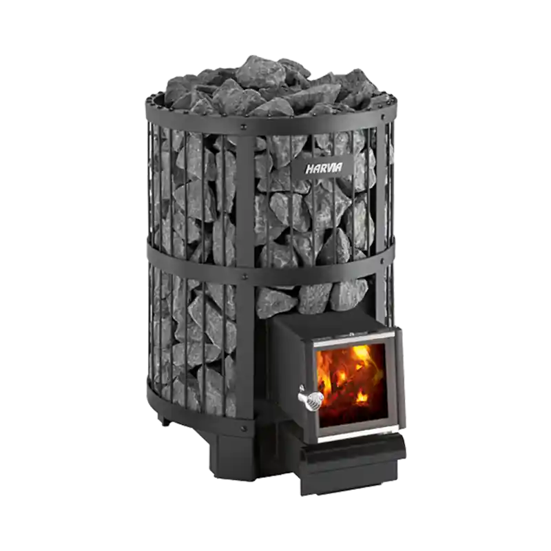 Markenprodukt Holzbefeuerter Saunaofen - HARVIA Legend 240 SL BimSchV2, schwarz