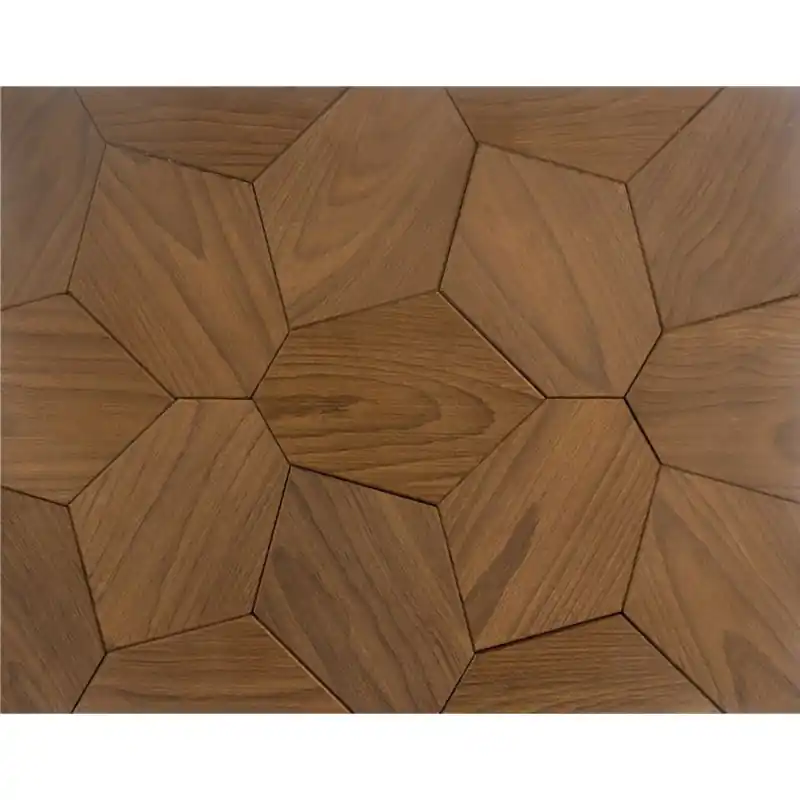 Beliebt Dekorative wandverkleindung aus holzplatten HEXACON, Thermo-Esche