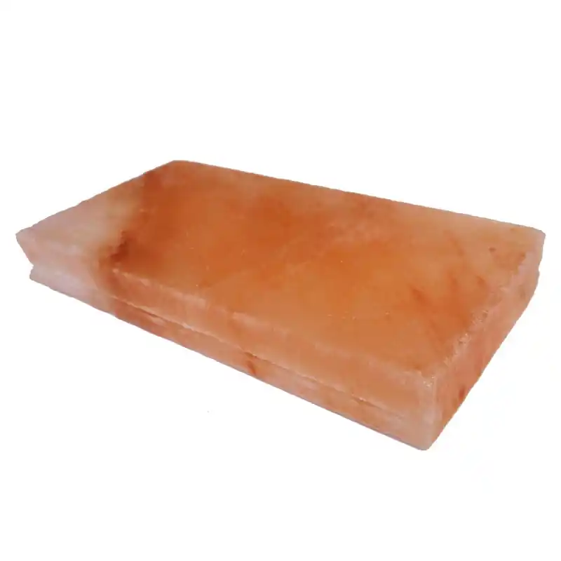 Polierte Himalaya-Salzsteine mit Kerbe 200x100x25mm Ausverkauf