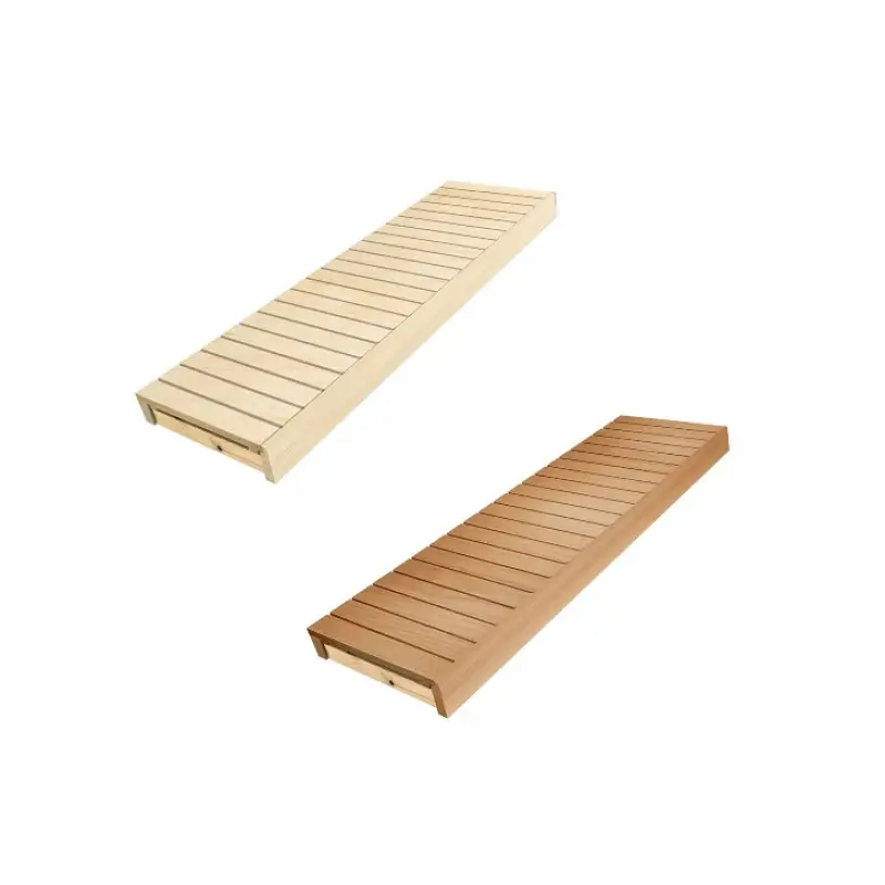 Bestpreis Saunaliege, Espe / Erle, 600x1600-2400 mm