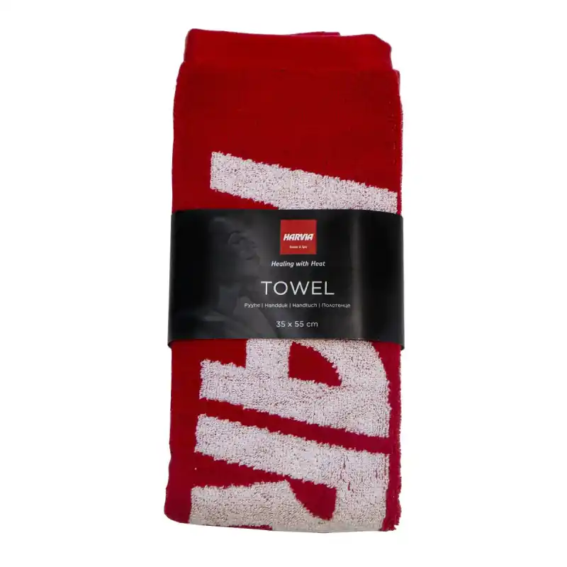 Mega-Angebot Saunatuch HARVIA, 35 x 55cm, rot