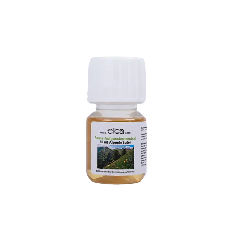 ELIGA Sauna-Ätheröl-Aufgusskonzentrat ALPENKRÄUTER, 30 ml Neu