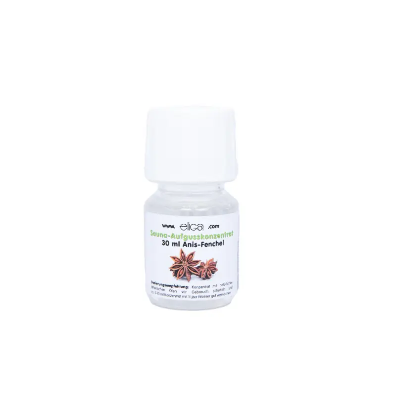 Rabatt ELIGA Sauna-Ätheröl-Aufgusskonzentrat ANIS/FENCHEL, 30 ml