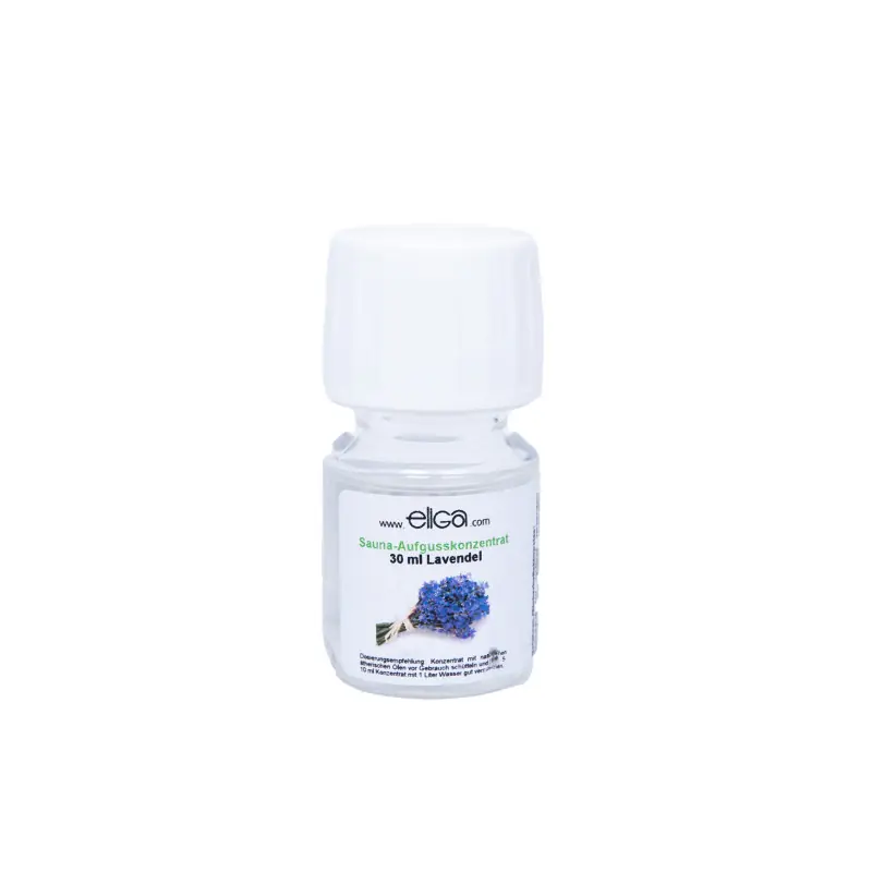Saisonangebot ELIGA Sauna-Ätheröl-Aufgusskonzentrat LAVENDEL, 30 ml