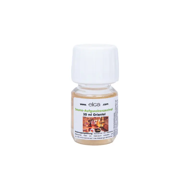 Garantierte Lieferung ELIGA Sauna-Ätheröl-Aufgusskonzentrat ORIENTAL, 30 ml