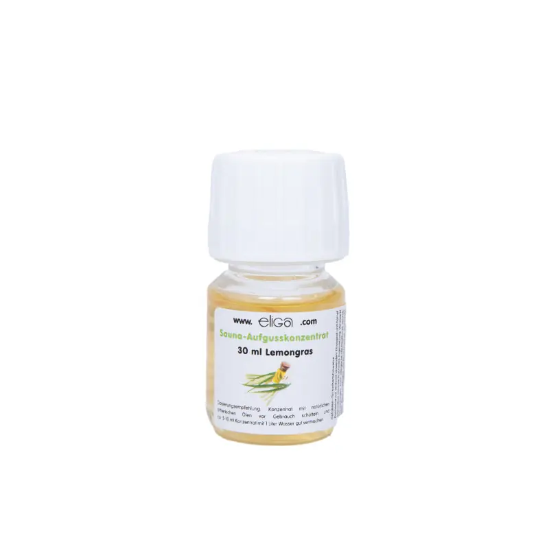 Top-Seller ELIGA Sauna-Ätheröl-Aufgusskonzentrat ZITRONENGRAS, 30 ml