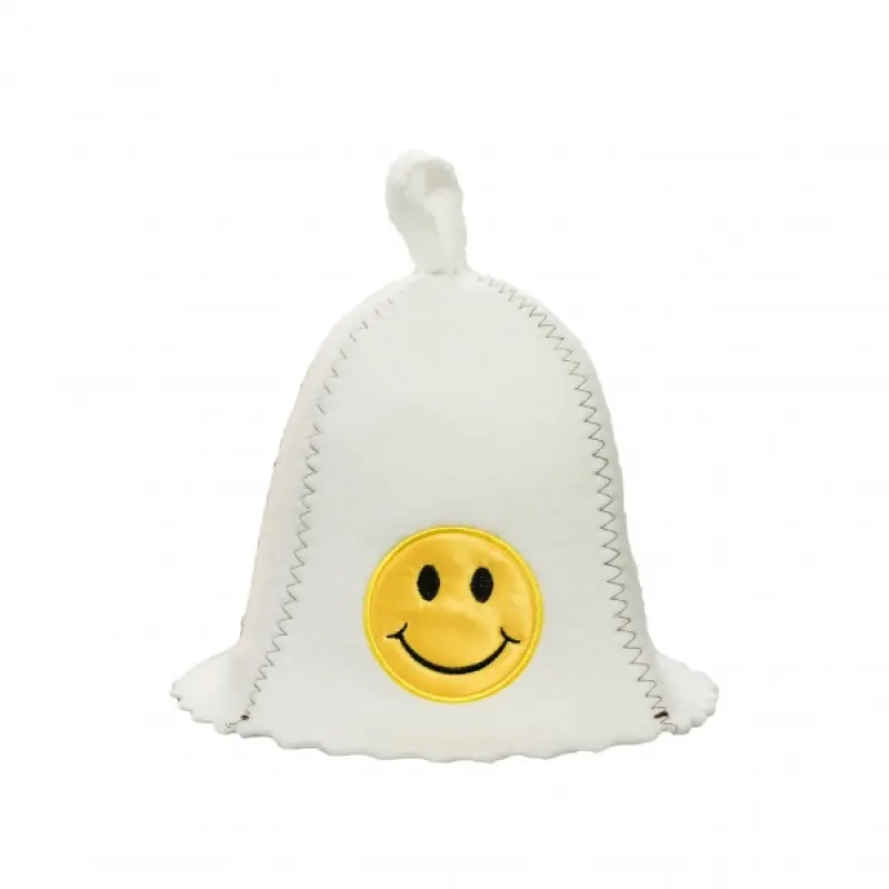 Online Kaufen Saunahut - Smile, weiß