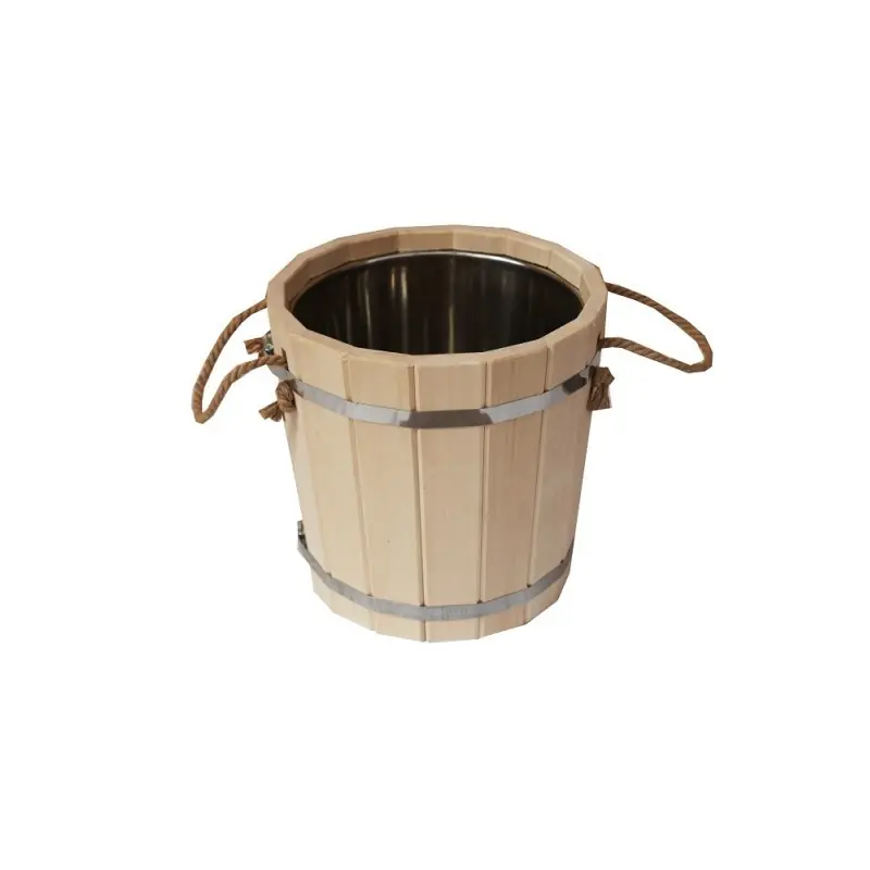 Saunakübel mit Kunststoffeinsatz, 15 l Neu