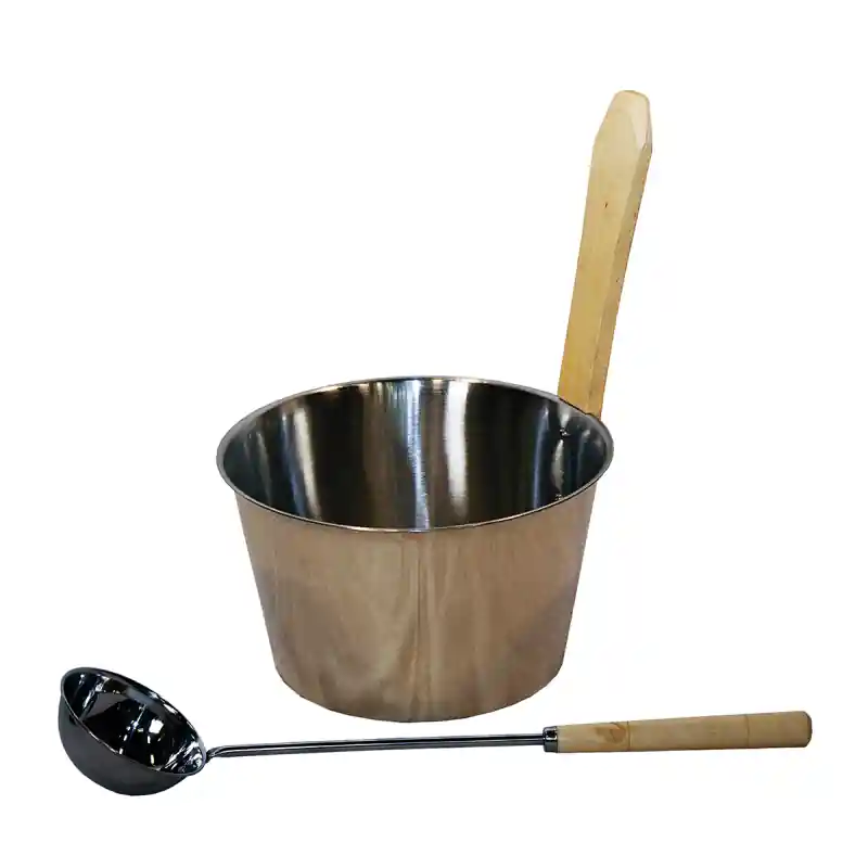 Letzte Chance SAUNIA Edelstahl-Set 4 l