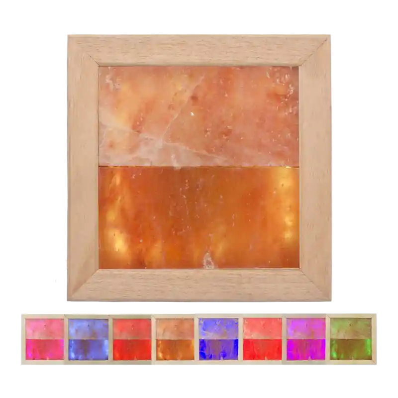 Himalaya-Salzlicht LED RGB, Abachi-Holz Top-Preis