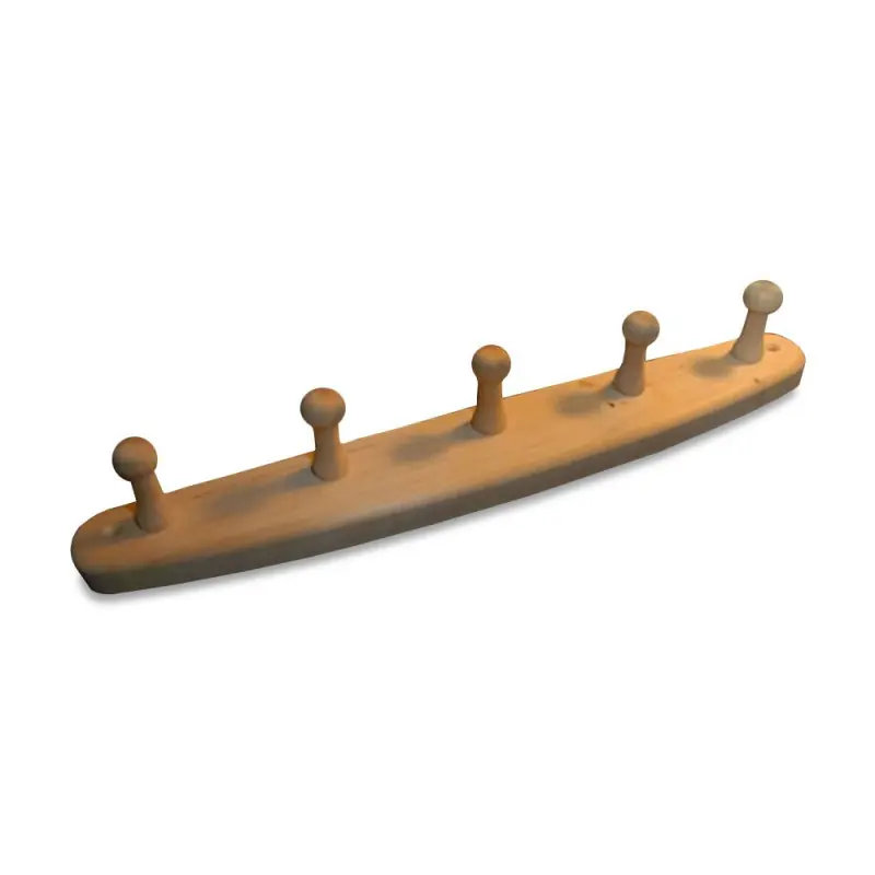 Preiswert Kleiderbügel aus Erlenholz mit 5 Haken