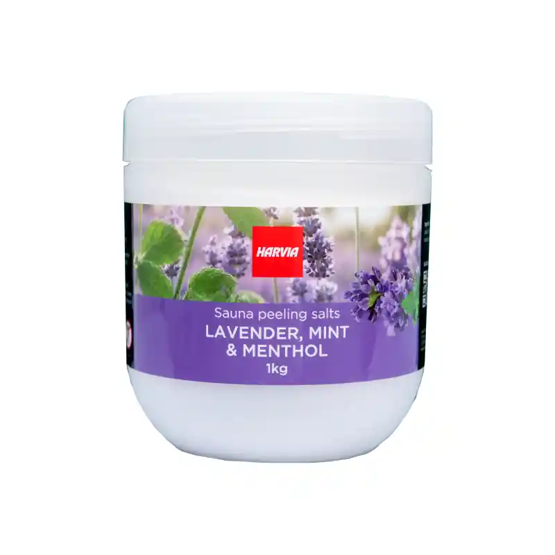 Markenware Sauna-Peelingsalz HARVIA Lavendel-Minze 1 kg