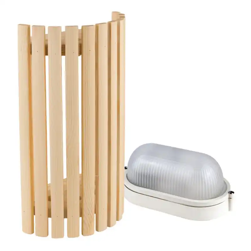 Markenprodukt Sawo Lampen- und Gitter-Set 914-VP, Kiefer