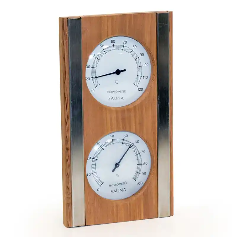 Preiswert SAUFLEX Thermo-Hygrometer, Zeder, Farbe weiß