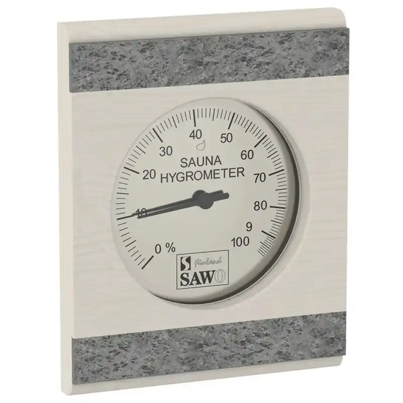 SAWO Hygrometer 280-HRA, mit Steinstreifen, Espe Preisreduziert