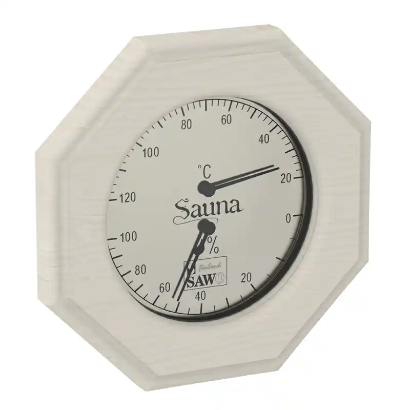 Preiswert SAWO Thermo-Hygrometer 241-THA, achteckig, Espe