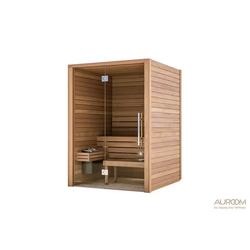Bestpreis Auroom Saunakabine 150x150x205cm, mit Glas