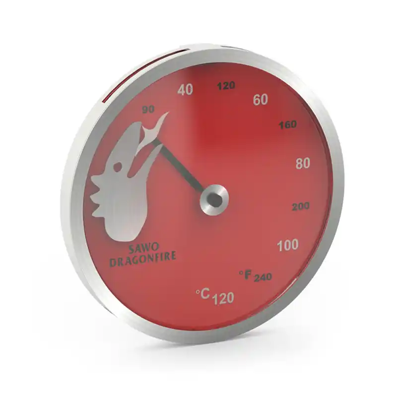 Sonderangebot SAWO Thermometer - Drachenfeuer, rot
